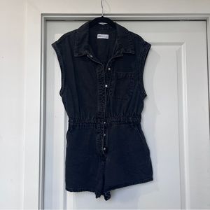 Zara Denim Romper